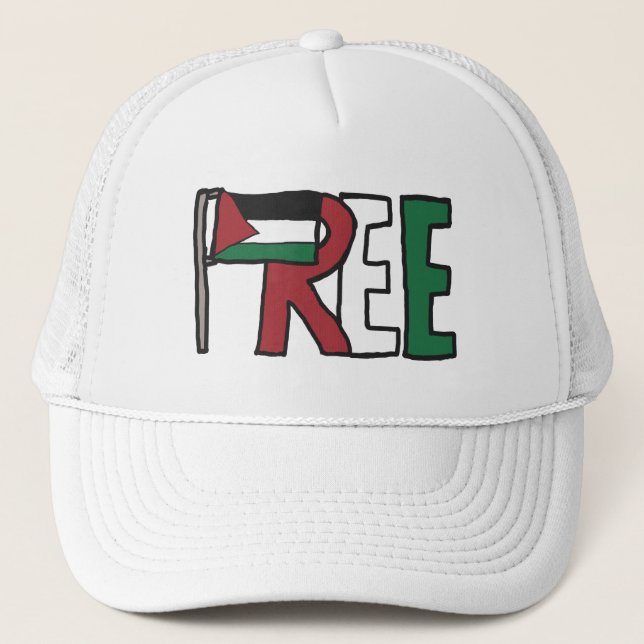 Fria Palestina Keps (Framsida)