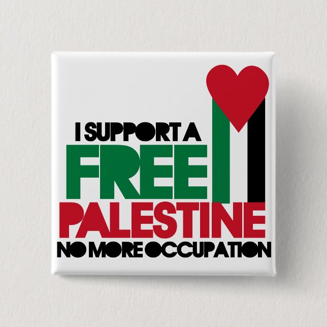 Fria Palestina Knapp (Framsida)