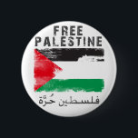 Fria Palestina Knapp<br><div class="desc">Fria Palestina,  mer än 62 år av ockupation,  förödmjukelse,  stängningar,  massakrer,  dödande,  förstörelse,  apartheidväggar,  rasism,  hungrig och palestinierna stillar att lida!!! och ska alltid frihetskamp</div>
