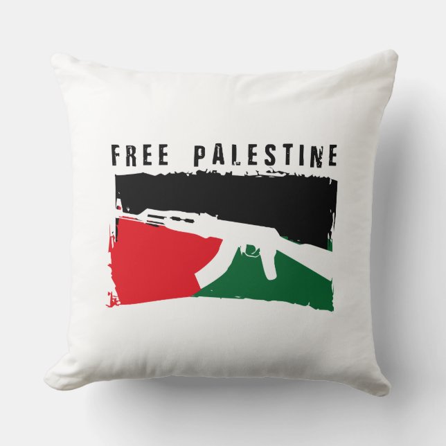 Fria Palestina Kudde (Framsida)