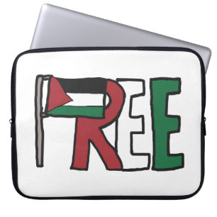 Fria Palestina Laptop Fodral