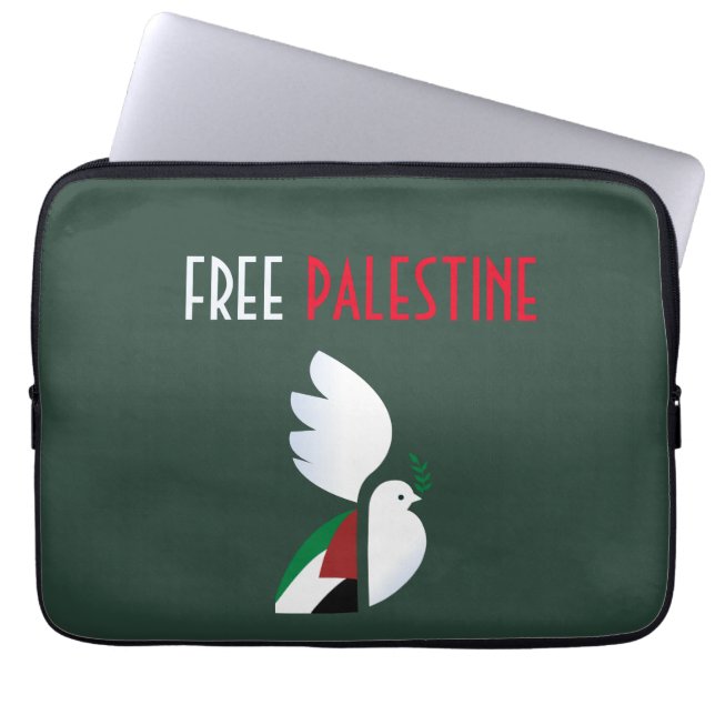 Fria Palestina Laptop Fodral (Framsidan)