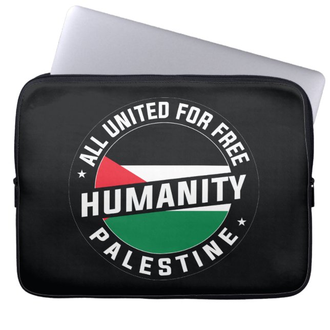 Fria Palestina Laptop Fodral (Framsidan)