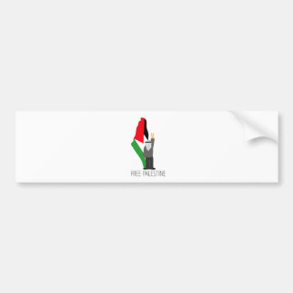 Fria Palestina med höger av retur Bildekal
