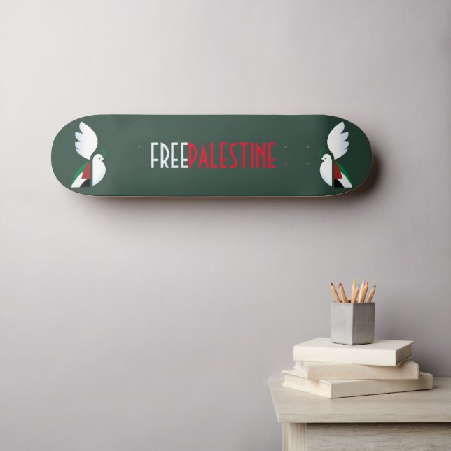 Fria Palestina Mini Skateboard Bräda 18,5 Cm (Väggkonst (Horz))