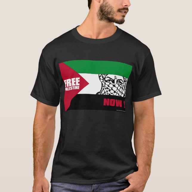 Fria Palestina nu! Tee Shirt (Framsida)