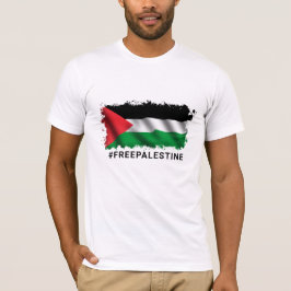 Fria Palestina, Palestina Flagga, Solidaritet T Shirt