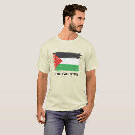 Fria Palestina, Palestina Flagga, Solidaritet T Shirt