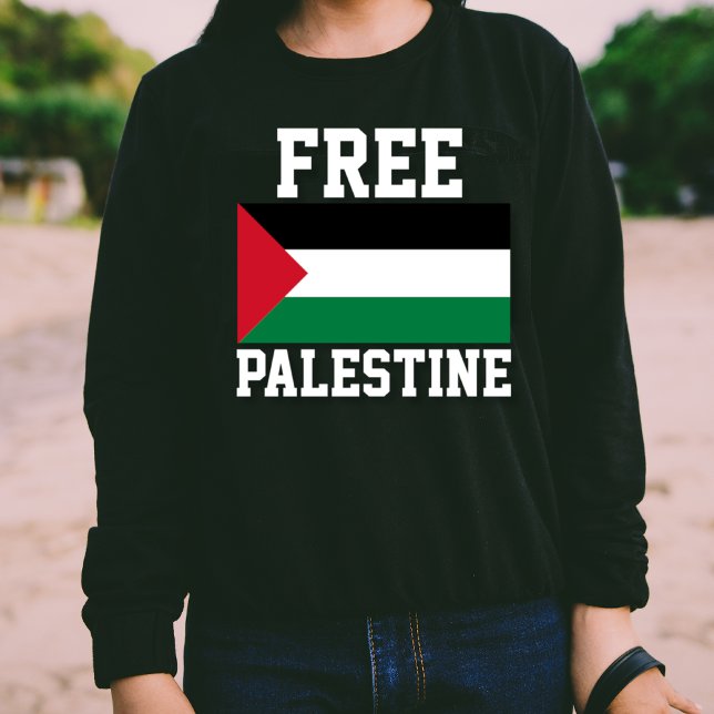 Fria Palestina | Palestina-Flagga T Shirt (Skapare uppladdad)