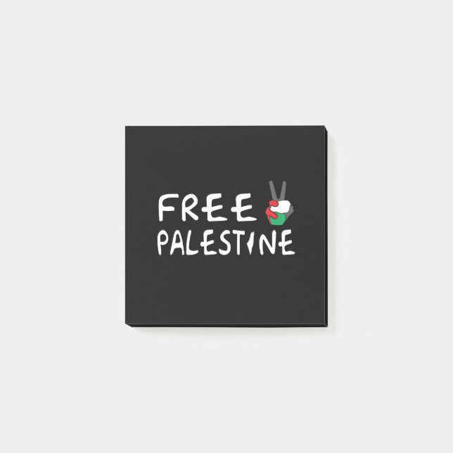 Fria Palestina Post-it Block (Framsida)