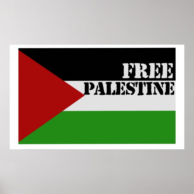 Fria Palestina Poster (Framsidan)