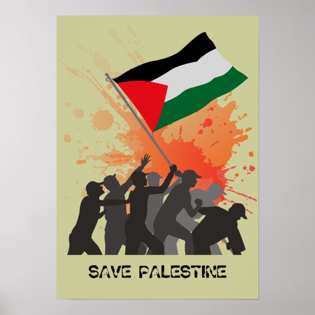 Fria Palestina Poster (Framsidan)