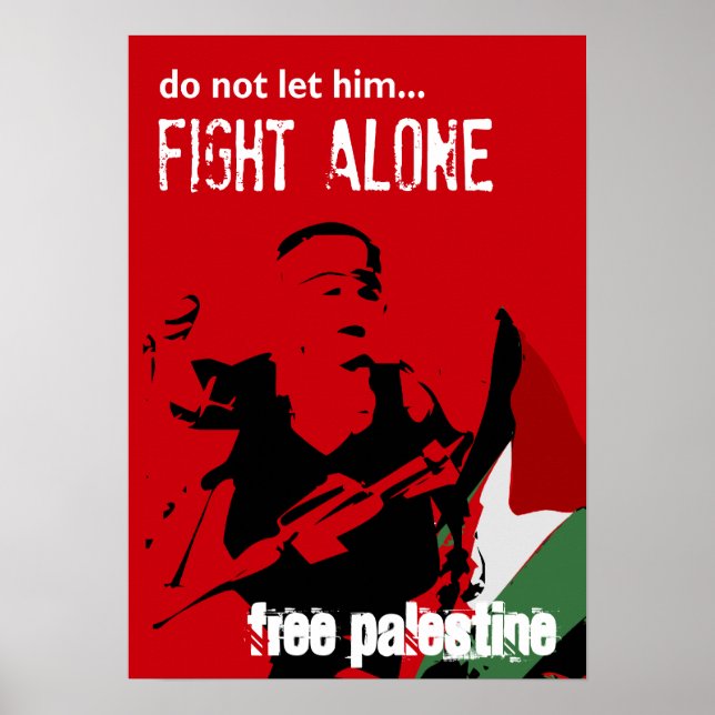 Fria Palestina Poster (Framsidan)