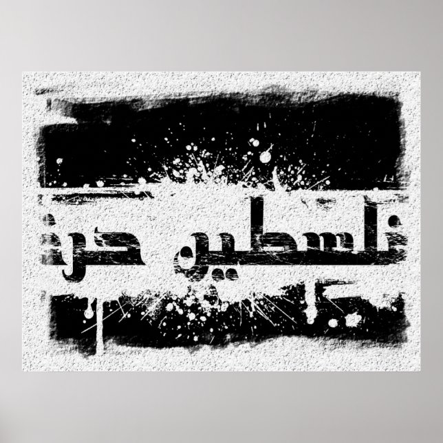 Fria Palestina Poster (Framsidan)