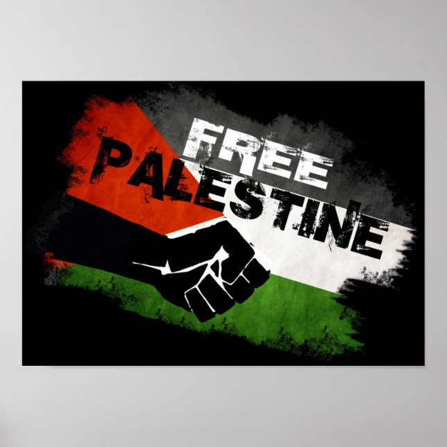 Fria Palestina Poster (Framsidan)