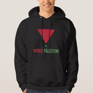 Fria Palestina | Röd triangel Hoodie
