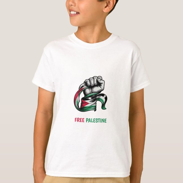 Fria Palestina - slut på apartheid i Gaza T Shirt (Framsida)