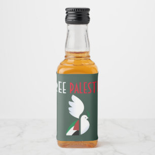 Fria Palestina Spritflaskor Etikett