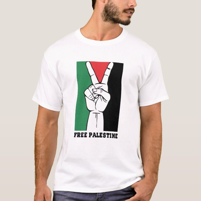 Fria Palestina T Shirt (Framsida)