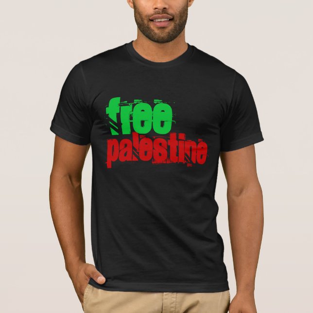 FRIA PALESTINA! T SHIRT (Framsida)