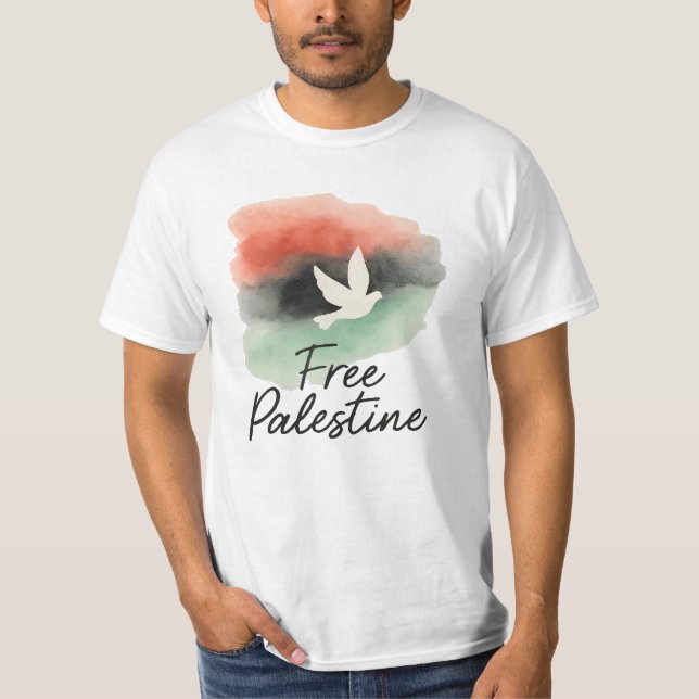 Fria Palestina T Shirt (Framsida)