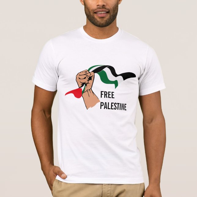 Fria Palestina T Shirt (Framsida)