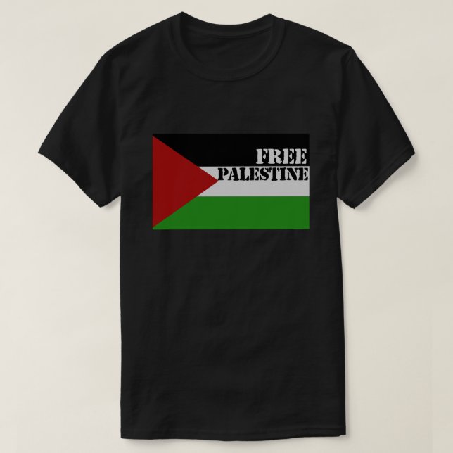 Fria Palestina T Shirt (Design framsida)