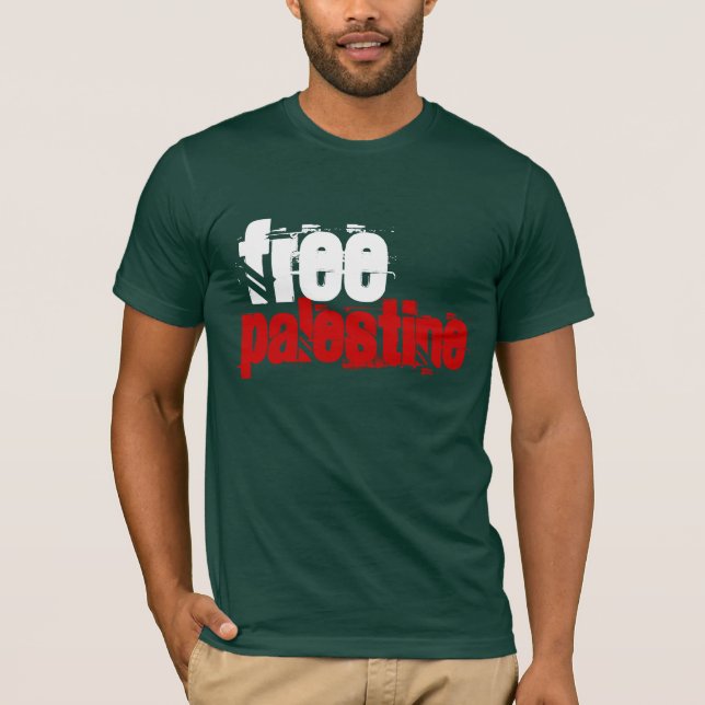 FRIA PALESTINA! T SHIRT (Framsida)