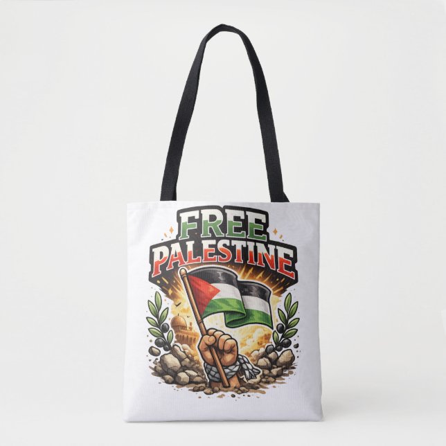 Fria Palestina Tygkasse (Framsida)