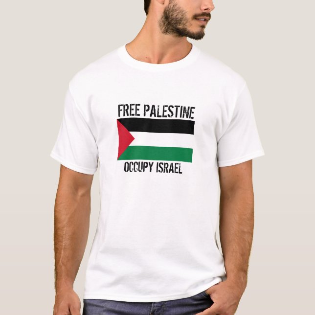 FRIA PALESTINA UPPTAR ISRAEL TRÖJA (Framsida)
