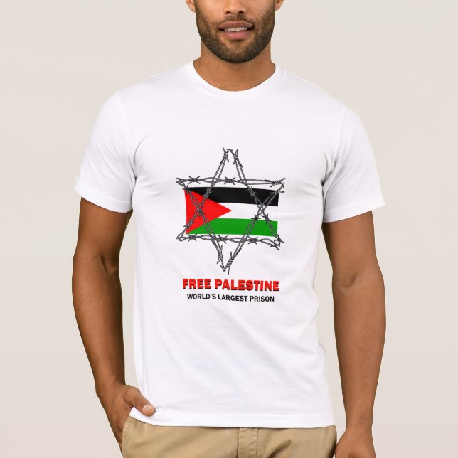 FRIA PALESTINA: Världs största fängelse Tröja (Framsida)