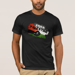 Fria Palestina - vi finns (det bakre trycket) Tee