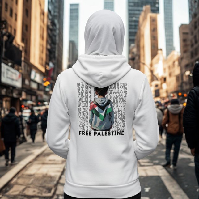Fria Palestina White T Shirt (Skapare uppladdad)
