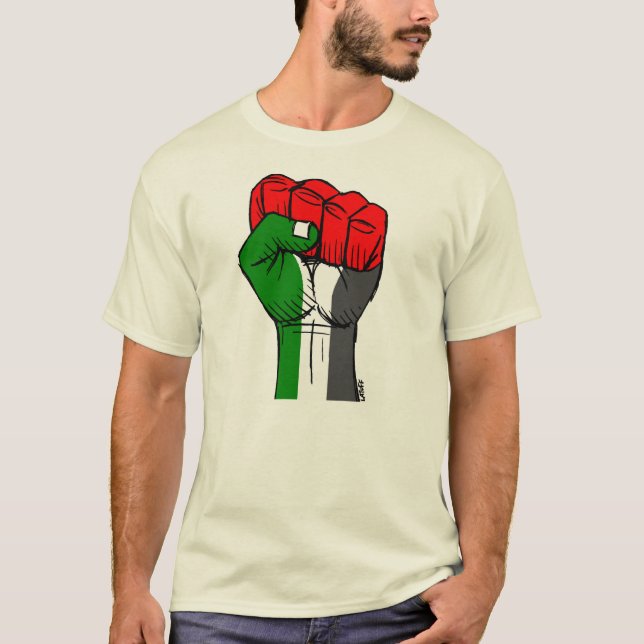 fria palestine t shirt (Framsida)