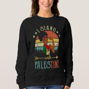 Fria palestinska För manar eller kvinnor jag står T Shirt