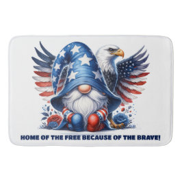 Fria - Patriotic Gnome och Eagle Badrumsmatta