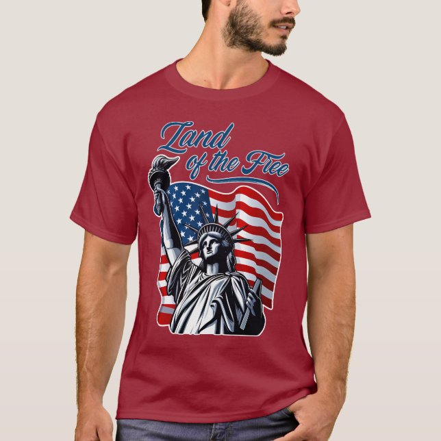 Fria - Patriotiska T Shirt (Framsida)