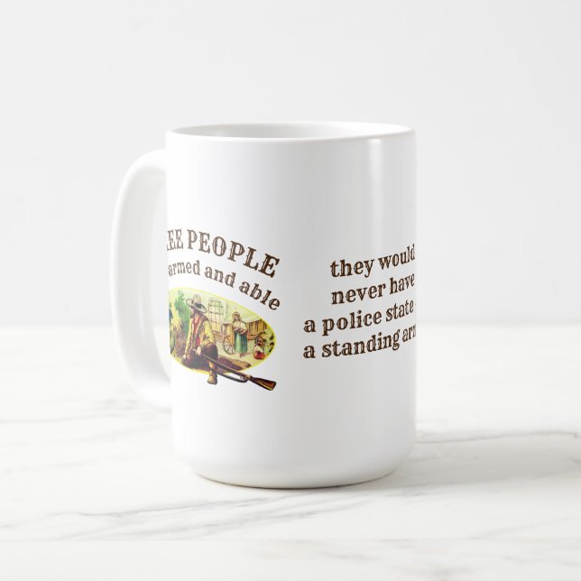 Fria personer kaffemugg (Framsida vänster)