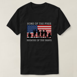 Fria personers hem på grund av modigare t shirt