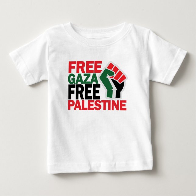 FRIA SÄKRA GAZA PALESTINA G.png Tee (Framsida)