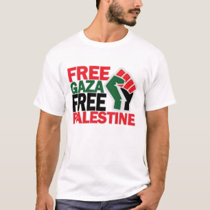 FRIA SÄKRA GAZA PALESTINA T SHIRT