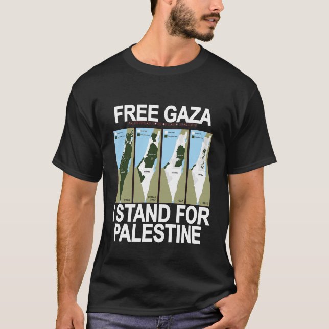 FRIA SÄKRA GAZA PALESTINA TRÖJA (Framsida)
