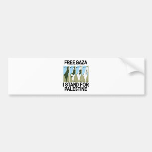 FRIA SÄKRA GAZA PALESTINE.png Bildekal