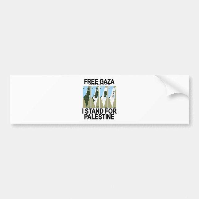 FRIA SÄKRA GAZA PALESTINE.png Bildekal (Framsidan)