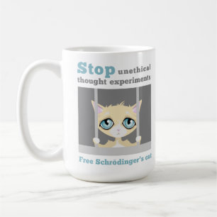 Fria Schrodingers katt Kaffemugg