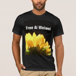 "Fria solrosT-tröja för Ai Weiwei" Tee