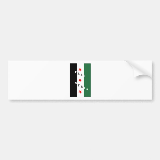Fria Syrien Bildekal (Framsidan)