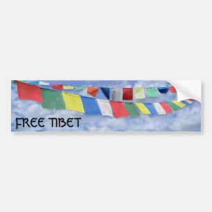 Fria Tibet Bildekal