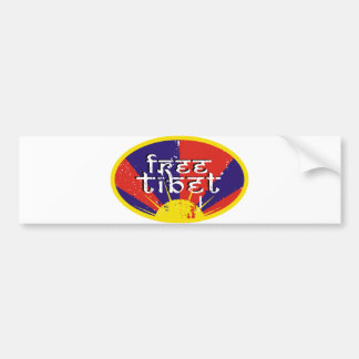 Fria Tibet Bildekal