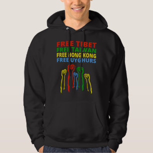 FRIA TIBET FRIA TAIWAN FRIA HONG KONG FRIA UYGHURE HOODIE